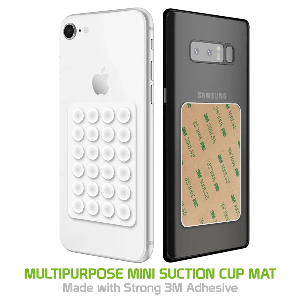 Cellet 5-Pack Multipurpose Mini Suction Cup Mat with Strong 3M Adhesive - Black - Image 4 of 4