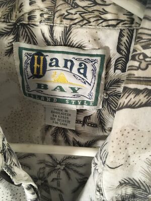 YES‼︎!!様 Vintage Hana Bay Island Style Men's Short Sleeve Hawaiian Shirt