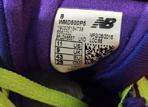 New Balance Womens MD500 Track Field Spikes Purple/Pink/Yellow WMD500P5 Size 11 - Picture 6 of 6