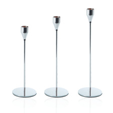 CANDLE HOLDER 3PCS TULIP NORDIC CANDLESTICKS SET DINNER PARTY DECOR MODERN HOME
