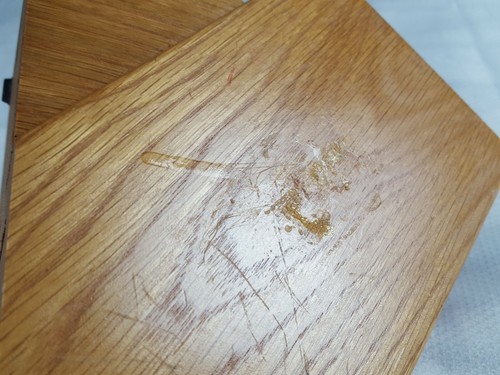 Bloque de cuchillos Cutco de 13 ranuras de roble macizo para 12 cuchillos afilador agujero hecho en EE. UU. - Imagen 5 de 6