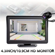 Car Monitor Camera 4.3-inch Display Reversing Rearview Camera Car Reversing Kit