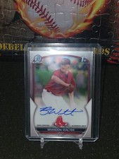 2023 Bowman Chrome Prospect Auto #CPA-BWR Brandon Walter - Boston Red Sox