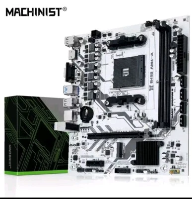 MACHINIST B450 Motherboard DDR4 AM4 Supports Ryzen 5500 5600 5600G CPU