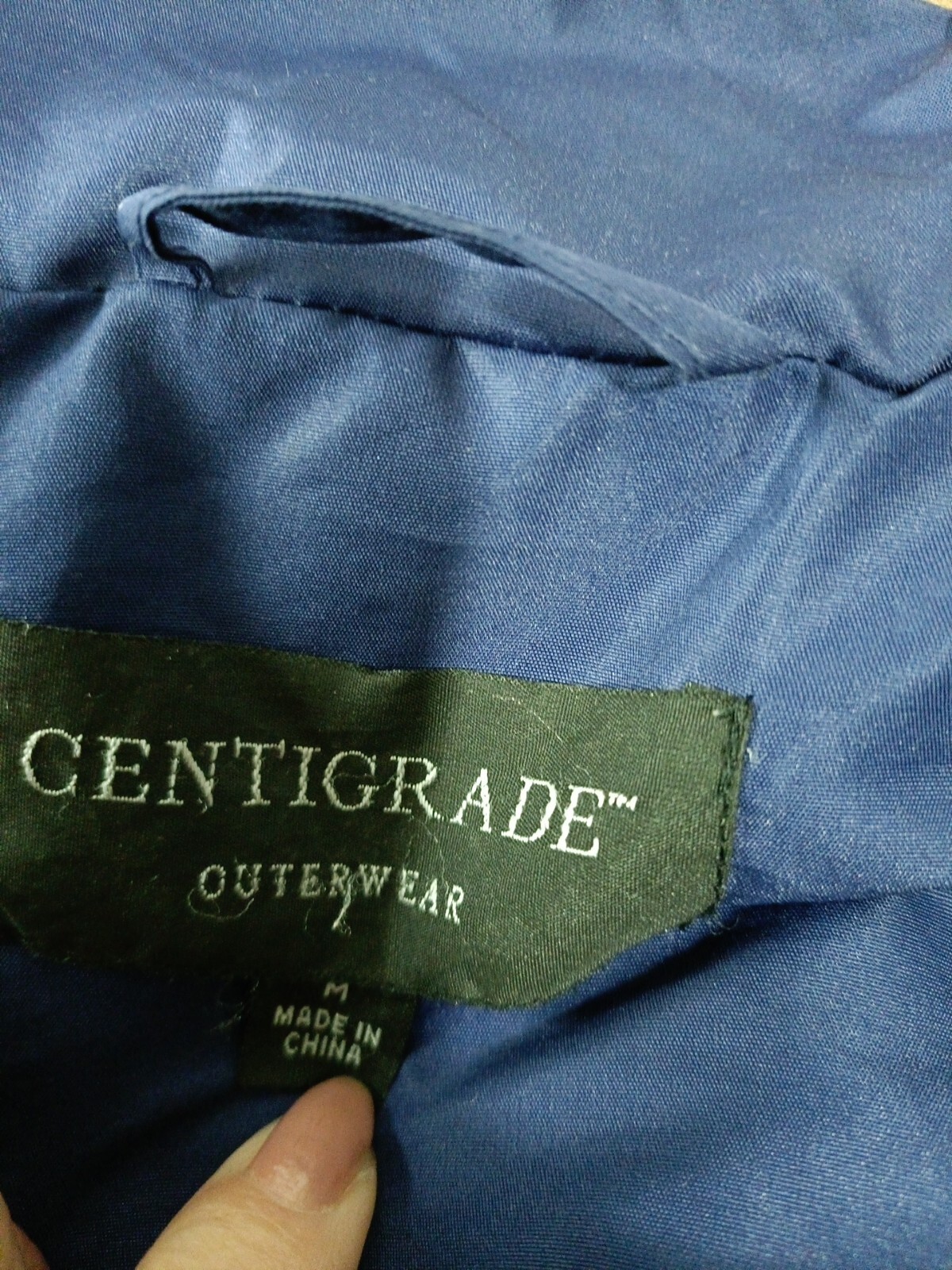 QVC LADIES QUILTED NAVY BLUE`CENTIGRADE` COAT JACKET SIZE M 42in CHEST