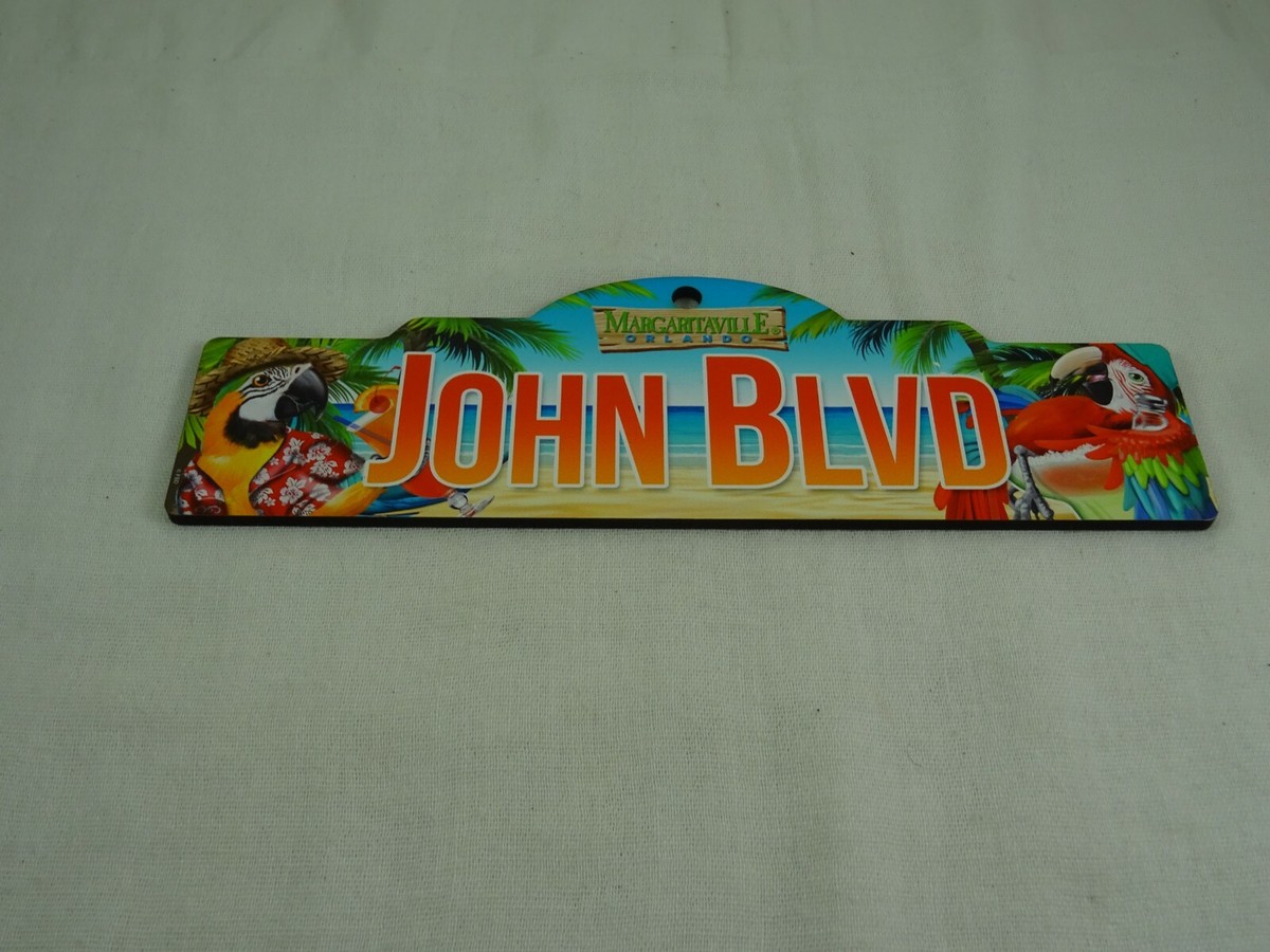 Margaritaville Orlando JOHN BLVD wall sign 8