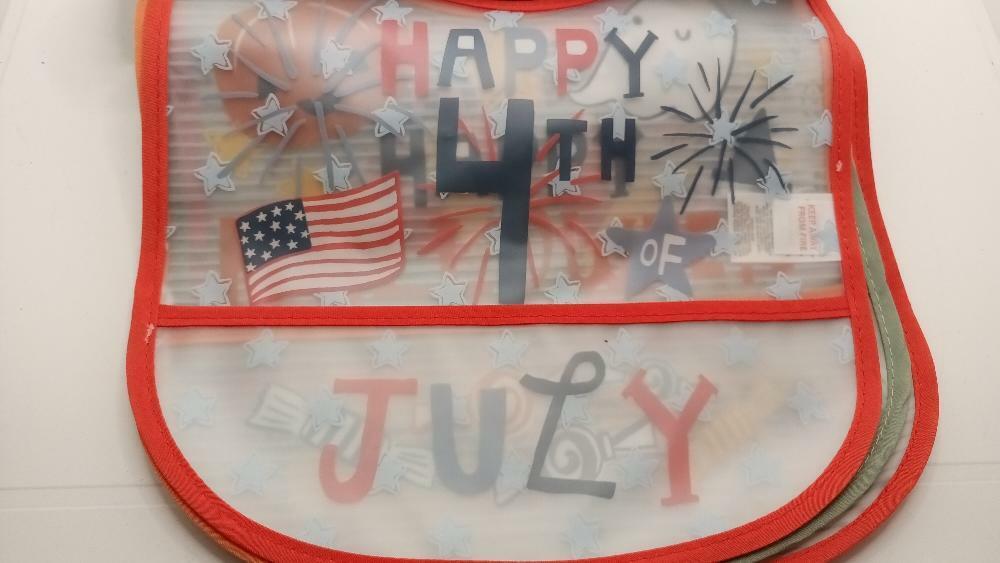 Chickpea Baby Chickpea Holidays Peva Bibs, 10 ct