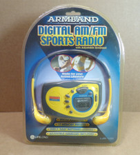 Armband Digital AM FM Radio W Adjustable Armband Water Resistant ,Lifelong ,NOS