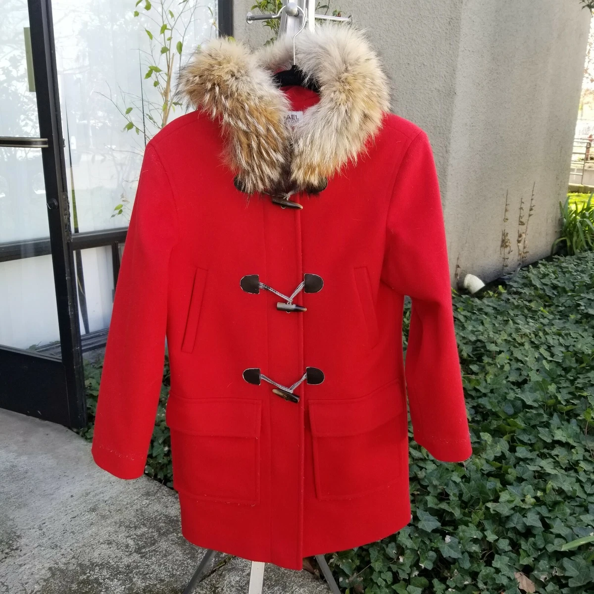 Michael kors red coat sale