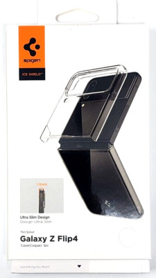 Spigen Ice Shield Case for Samsung Galaxy Z Flip 4 Crystal Clear Slim Non-Yellow