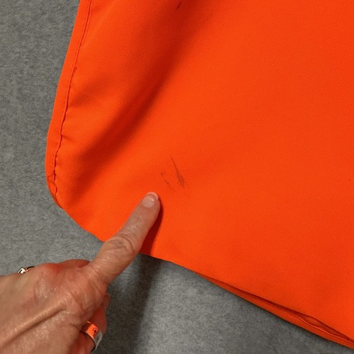 TROPHY CLUB Neon Orange Hunting Vest Bird Game Bag Padded Shoulder Mens LARGE - Picture 19 of 20