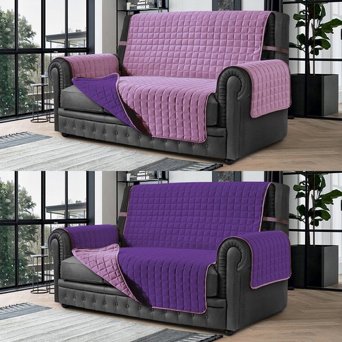 Funda Sofá Acolchada Antimanchas Reversible – Cubre Sofá y Sillón 1/2/3/4 Plazas - Imagen 42 de 57