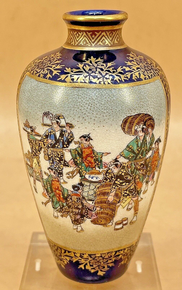 萨摩锦光山在日本古董花瓶| eBay