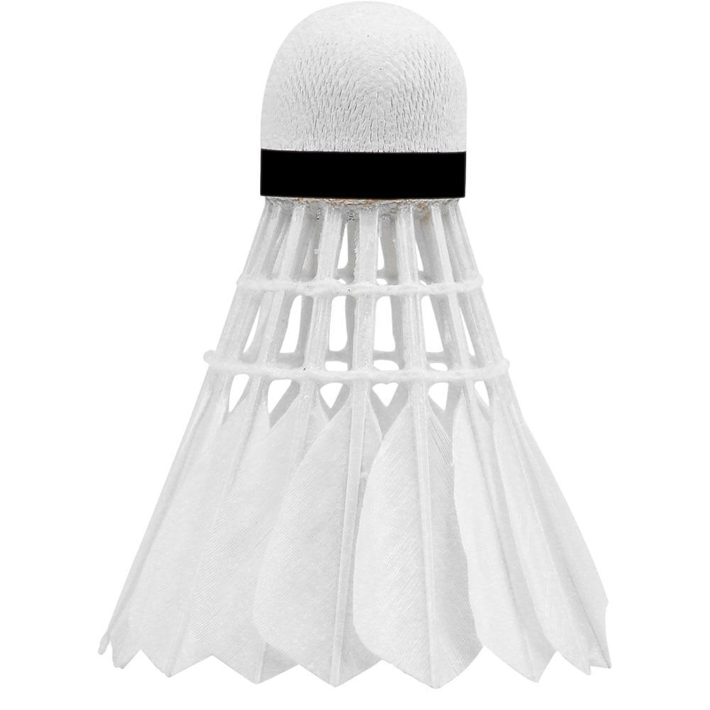 12PCS Goose Feather Shuttlecocks Badminton Outdoor Sport White