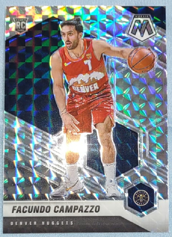 2020-21 Panini Mosaic Basketball Silver Mosaic #237 Facundo Campazzo