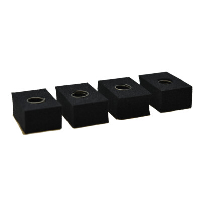 4-Pack Pickup Height Foam Adjustment Pads with Spring for P Bass/Jaquar Pickups