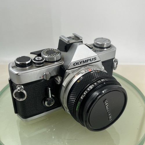Olympus OM-1 MD 35mm SLR Film Camera & Olympus ZUIKO 50mm f1.8 Lens- TESTED888 - Picture 2 of 9