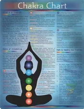 Chakras Double-Sided Laminated Chart!