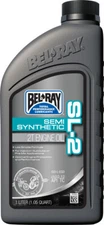 BEL-RAY SL-2 Semi-Synthetic 2T 2-Stroke Injector/ Pre-Mix Engine Motor Oil 1L