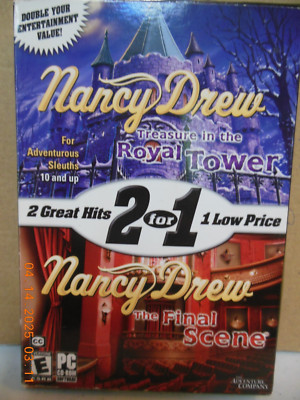 Nancy Drew Treasure in the Royal Tower, The Final Scene PC /New NRFB