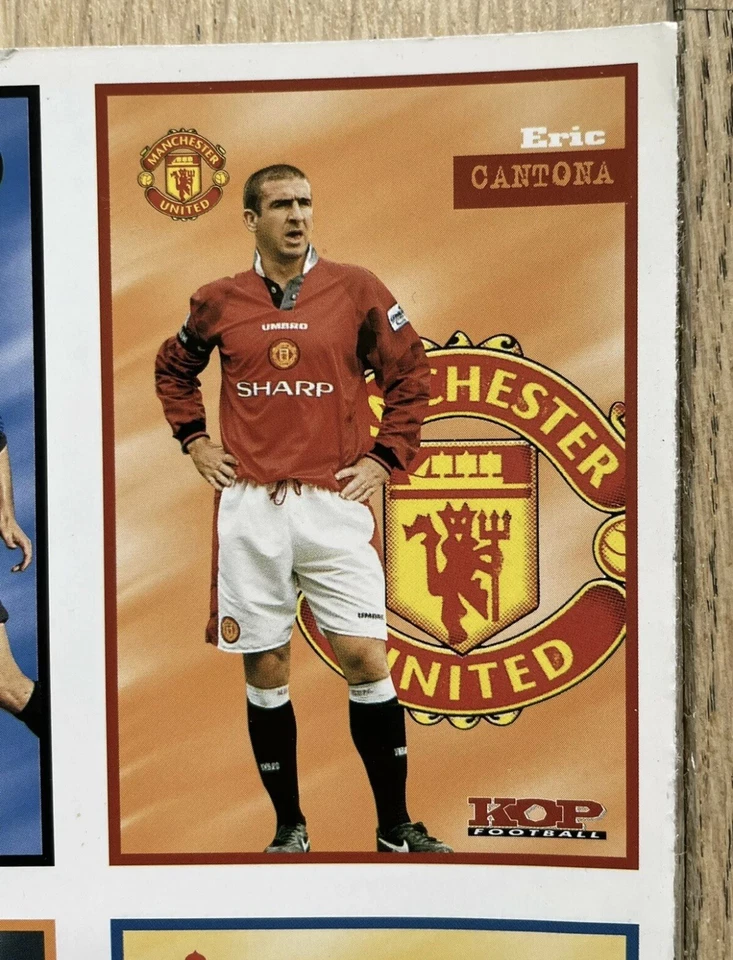 Lot 9 Fiches Sheets Fogli Formulario Kop Football Cantona Sherringham Lizarazu - Photo 3/4