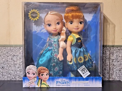 NEUF COFFRET DISNEY LA REINE DES NEIGES UNE FETE GIVREE ANNA ET ELSA 33CM JAKKS - Photo 1/4