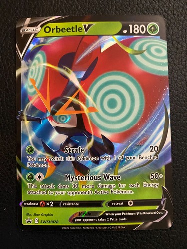 Orbeetle V SWSH078 SWSH: Schwert & Schild Promo Karten Holo
