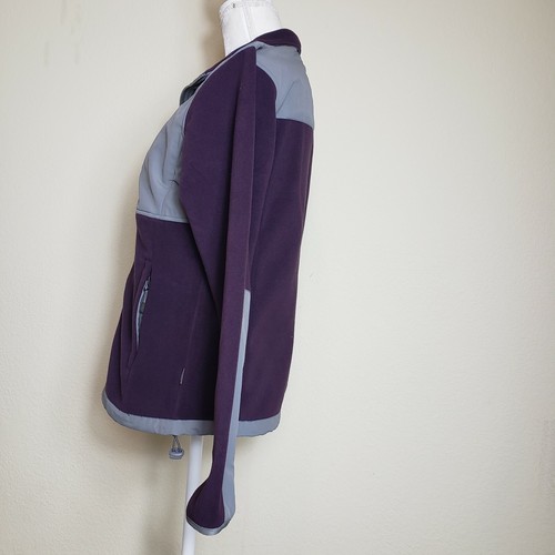 Landway Women's performance gray & purple zip up fleece jacket (Small) #9822 - Picture 6 of 12
