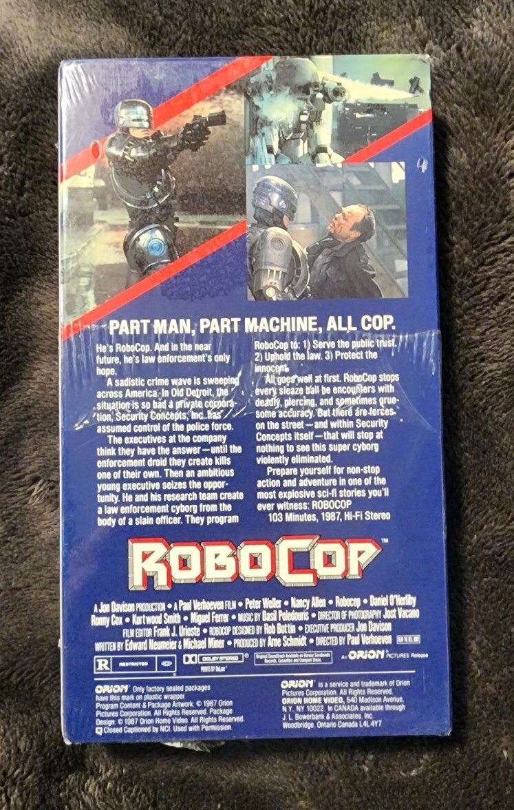 ロボコップ　6本　VHS ビデオテープ Amazon.co.jp: ロボコップ〓87米〓 [VHS] : DVD