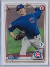 2020 Bowman 1st Edition #BD-25 Burl Carraway 1st Bowman Chicago Cubs