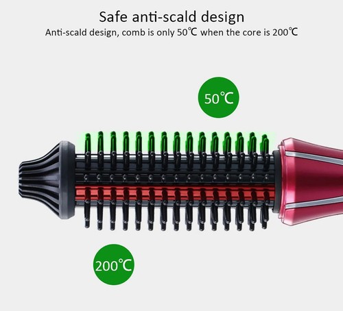 Cooliss Hot Haarbürste Ionen Lockenstab Verwicklungsfrei Turmalin Keramikstab - Bild 10 von 23