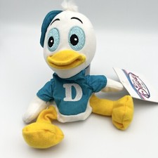 Disney Store Dewey 6" Mini Bean Bag Plush Donald Duck Nephew NWT