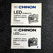 Chinon LED Promaster Instructon Manual and Illustraton Guide