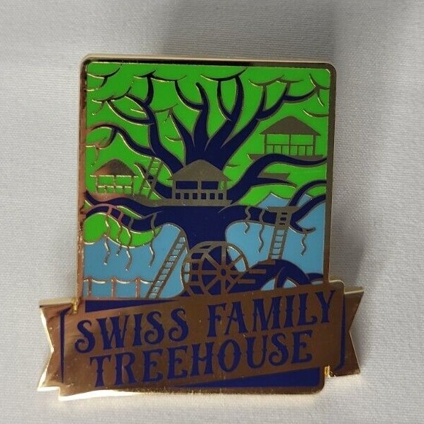 2020 Disney Swiss Family Treehouse D23 Fantastic Worlds Pin