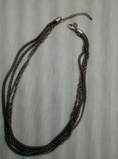 Pretty Silpada sterling 925 4 strands oxidized necklace
