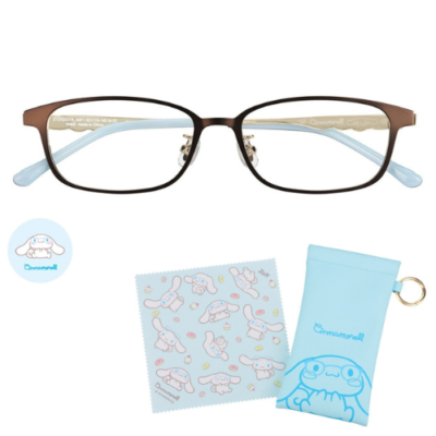 Cinnamoroll Glasses Eyeglass Frame Square Wellington Cloth Pouch