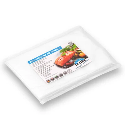 50 Vakuumbeutel 30 x 40 goffriert geriffelt Einschweißtüte Folienbeutel Bottini