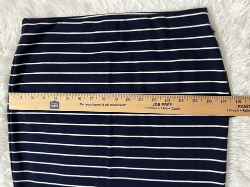 Vince Camuto Black & White Striped Pencil Skirt Lined Size S NWT $79 Tag - Picture 6 of 8