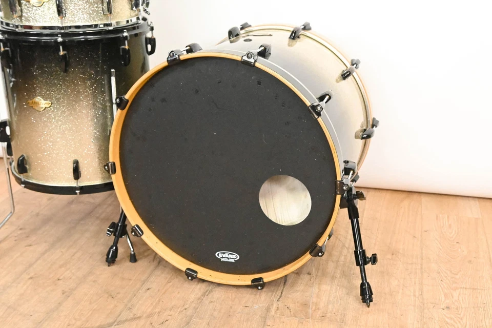 Pearl Masters Maple 4-Piece Shell Pack - Black Sparkle Fade CG01JNL - Image 2 of 4