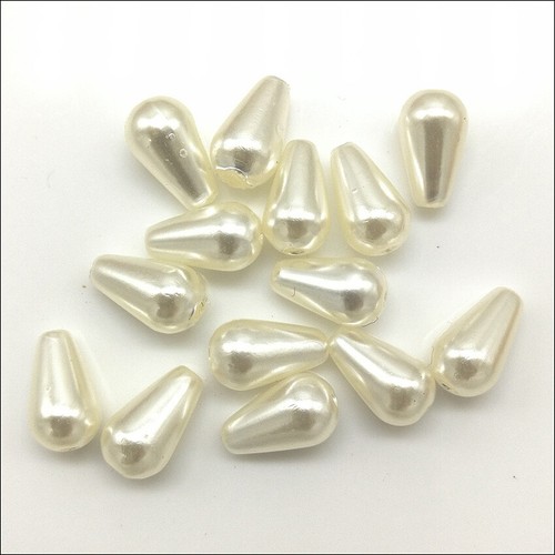 Lot 100X Water drop shape plastic pearl Loose Beads Jewelry DIY Accessories - Picture 6 of 9