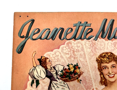VTG 1941 Merrill Jeanette McDonald Paper Dolls Uncut NOS MGM Movie