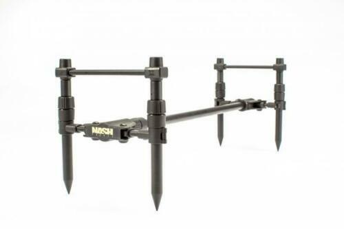 Ruten Wandhalter Karpfen Rod Pod Aluminium | 4-Ruten-Auflage Mit Tasche |  Hhenverstellbarer Rutenhalter