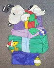 Snoopy Woodstock Flag Snoopy's Gifts Nylon Peanuts Christmas Banner Garden