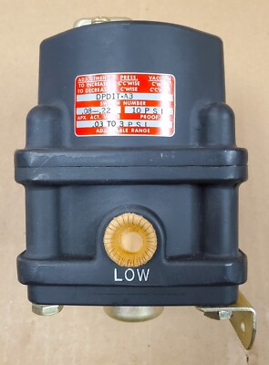 Barksdale DPD1T-A3 Differential Pressure Switch