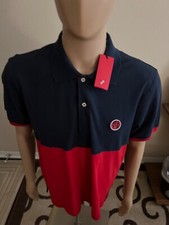 CH Carolina Herrera Men Pique Flocked Polo Shirt MultiColor Size XL