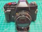 Ricoh Kr-5 Super Ii 35mm Slr Film Camera w/ Pentax-A 50mm lens Tested Working