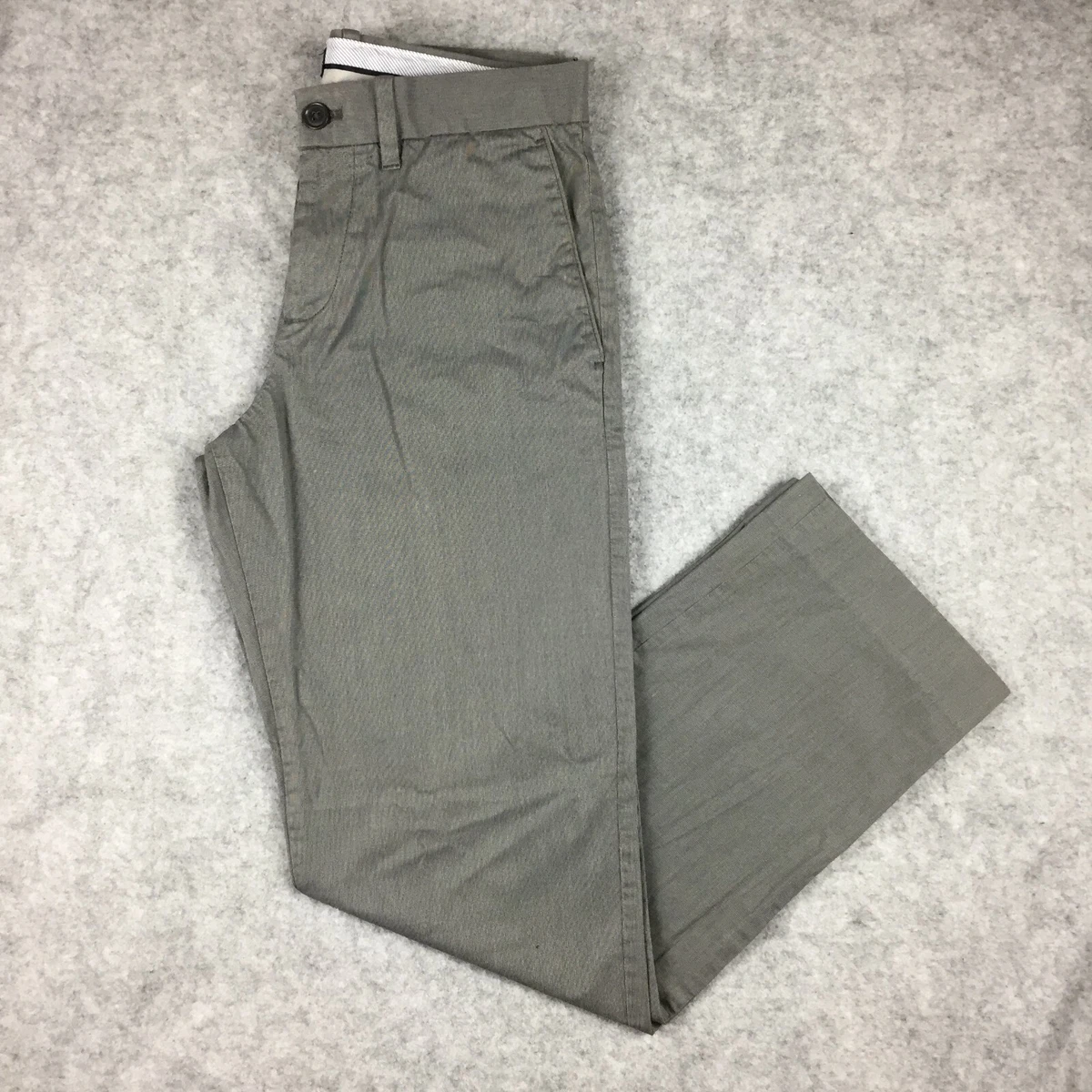 Gap Khakis Tailored Straight Fit Khaki Pants, Men's 29x30 (Grey