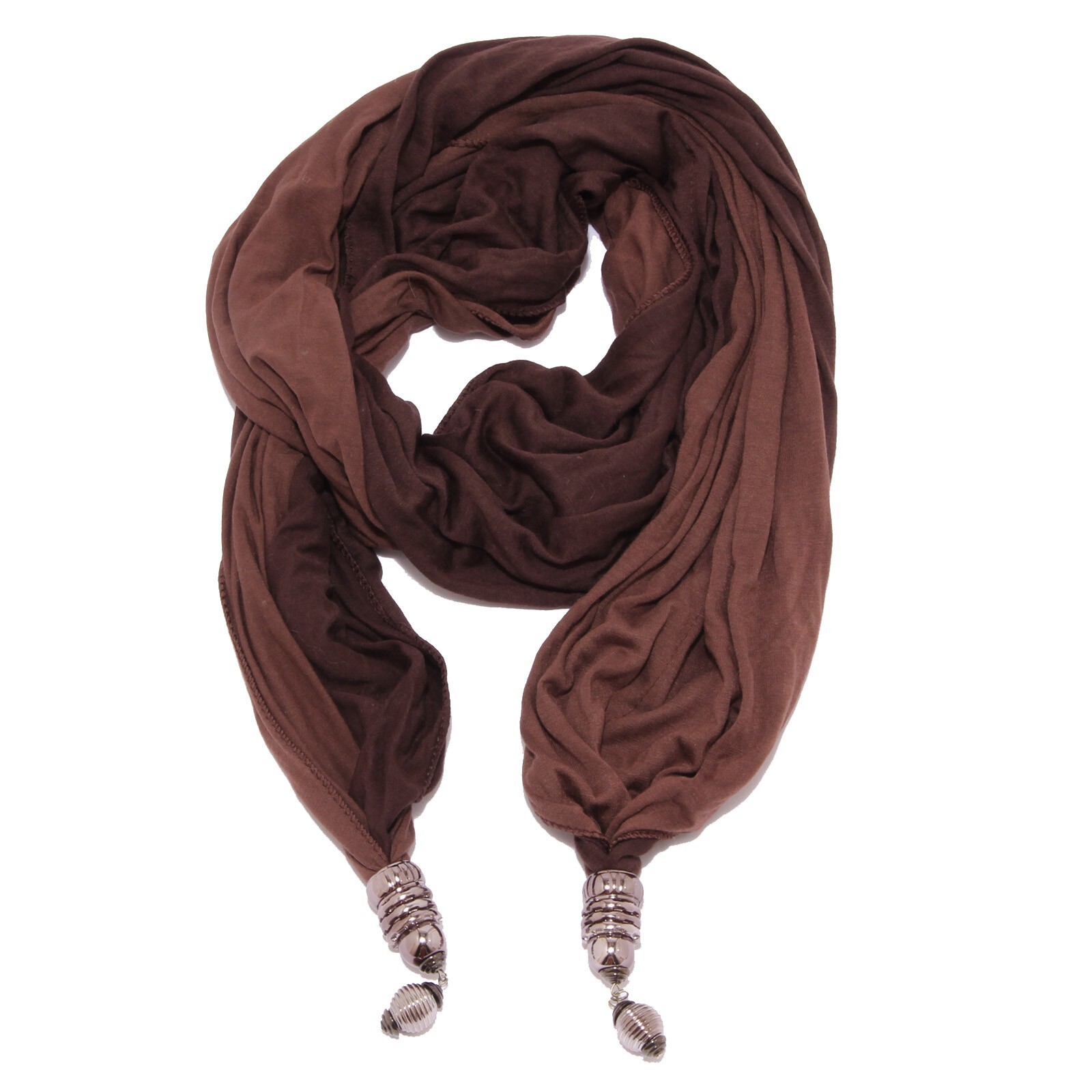 6926W женский коричневый шарф sciarpa donna NO BRAND 8590₽