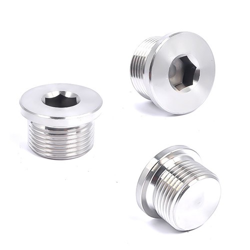 Oil Drain Sump Plug Screws M8-M48 304 Stainless Steel Flanged Socket Head Screws - Picture 10 of 12