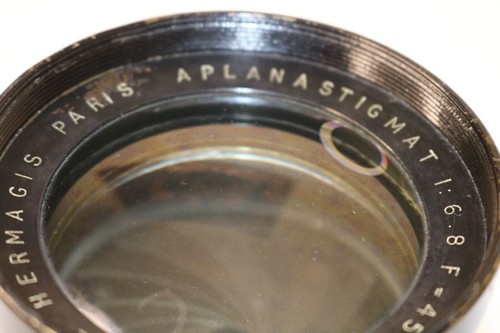 Hermagis Paris Aplanastigmat F6.8 450mm Objektiv super selten Lens ANSEHEN - Bild 5 von 9
